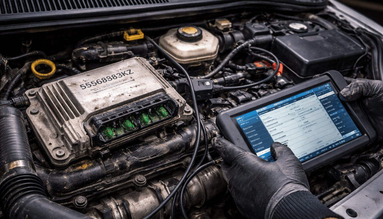 exemple d'un moteur d'opel corsa