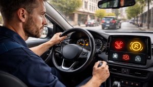 Mécanicien en mission de diagnostic