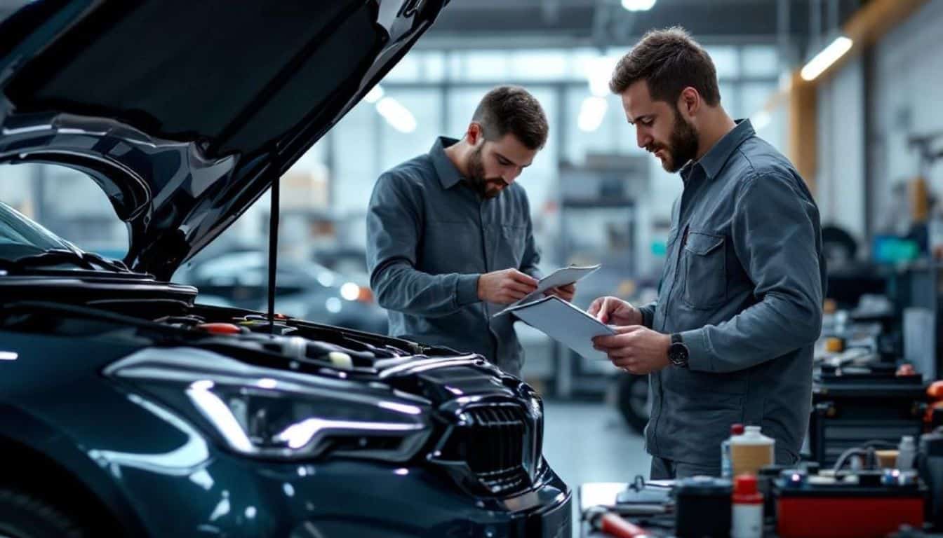 exemple d'entretien d'une voiture