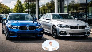 BMW 3 et 5 séries au showroom