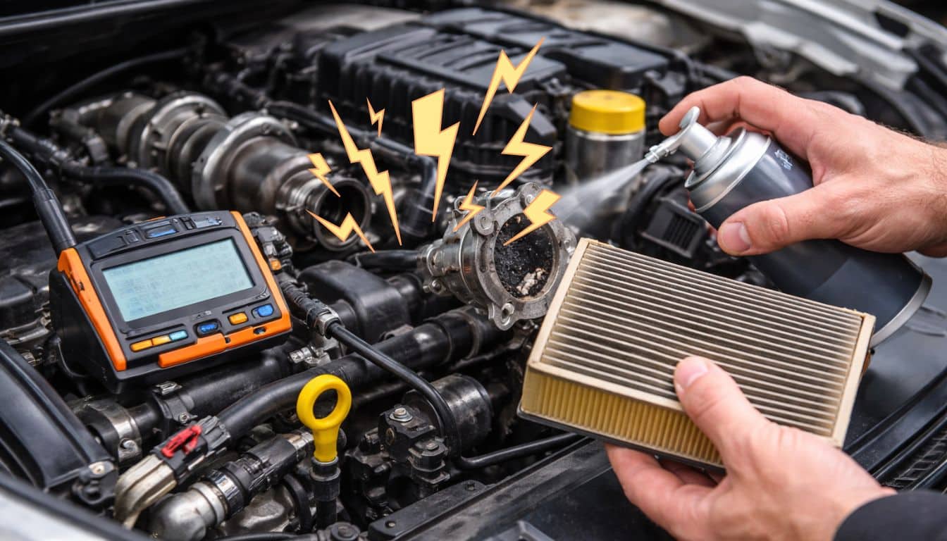 nettoyage du moteur perte de puissance