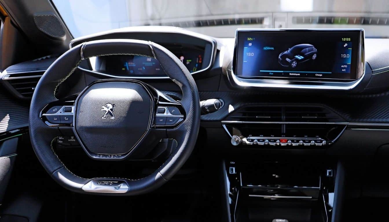 tableau de bord peugeot