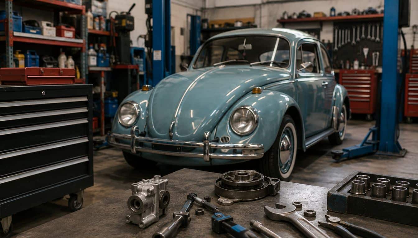 Atelier de réparation automobile classique
