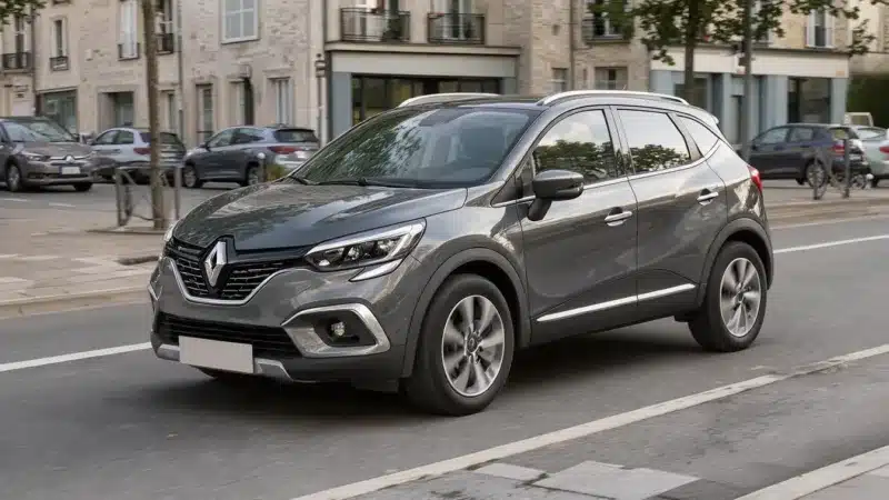 Renault Captur II circulant dans une rue française