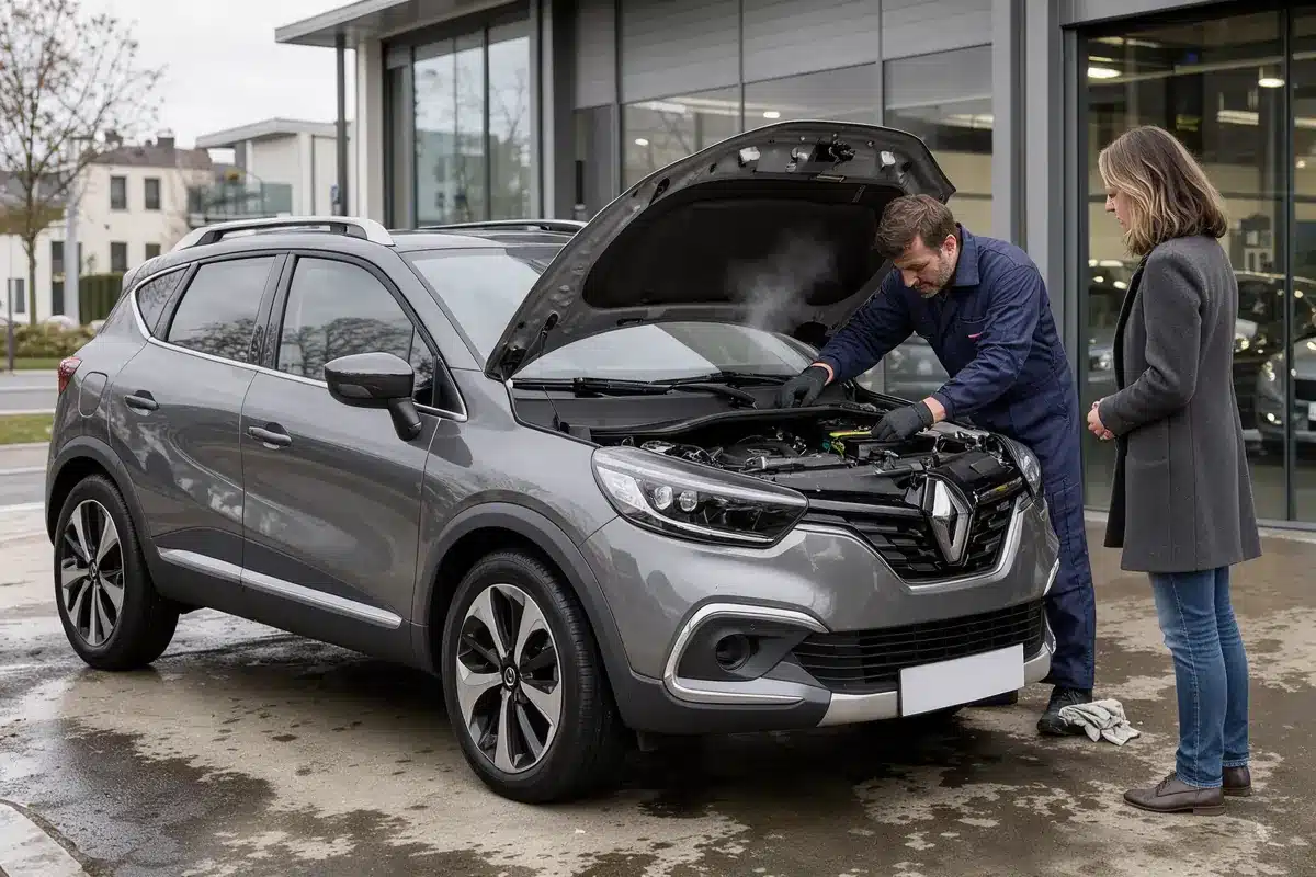 Inspection à froid du moteur d’un Renault Captur II 1.3 TCe 140 d’occasion
