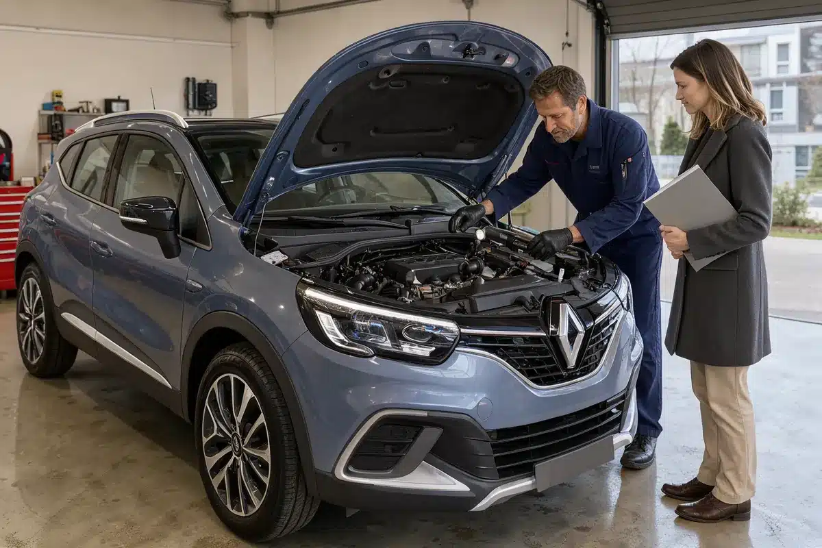 Contrôle du moteur d’un Renault Captur 1.3 TCe 130 avant achat d’occasion