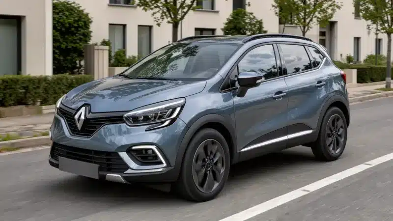 Renault Captur II 1.3 TCe 130 circulant dans une rue résidentielle française